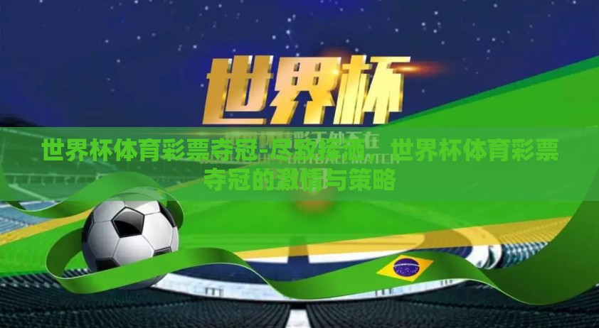 世界杯体育彩票夺冠-尽致挥洒，世界杯体育彩票夺冠的激情与策略
