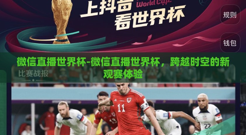 微信直播世界杯-微信直播世界杯,跨越时空的新观赛体验 微信直播世界杯-微信直播世界杯,跨越时空的新观赛体验