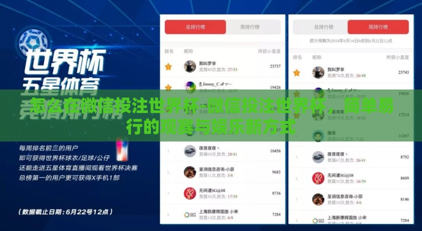 怎么在微信投注世界杯-微信投注世界杯，简单易行的观赛与娱乐新方式