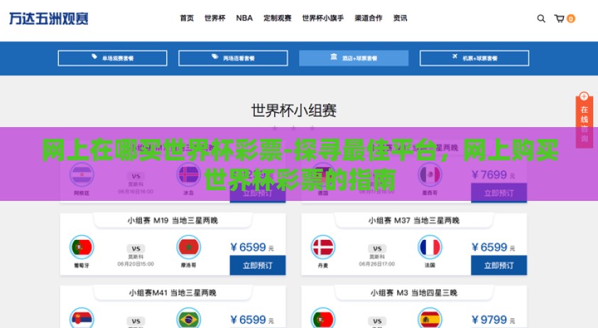 网上在哪买世界杯彩票-探寻最佳平台，网上购买世界杯彩票的指南