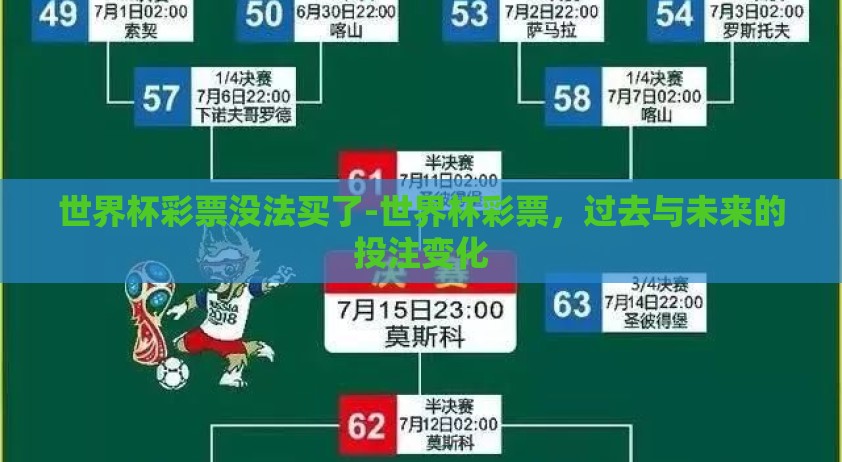 世界杯彩票没法买了-世界杯彩票，过去与未来的投注变化