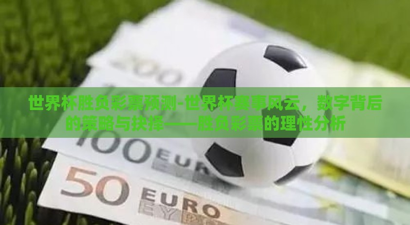 世界杯胜负彩票预测-世界杯赛事风云，数字背后的策略与抉择——胜负彩票的理性分析