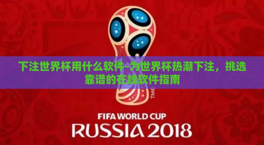 下注世界杯用什么软件-为世界杯热潮下注，挑选靠谱的在线软件指南