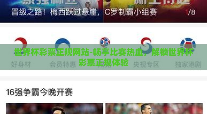 世界杯彩票正规网站-畅享比赛热血，解锁世界杯彩票正规体验