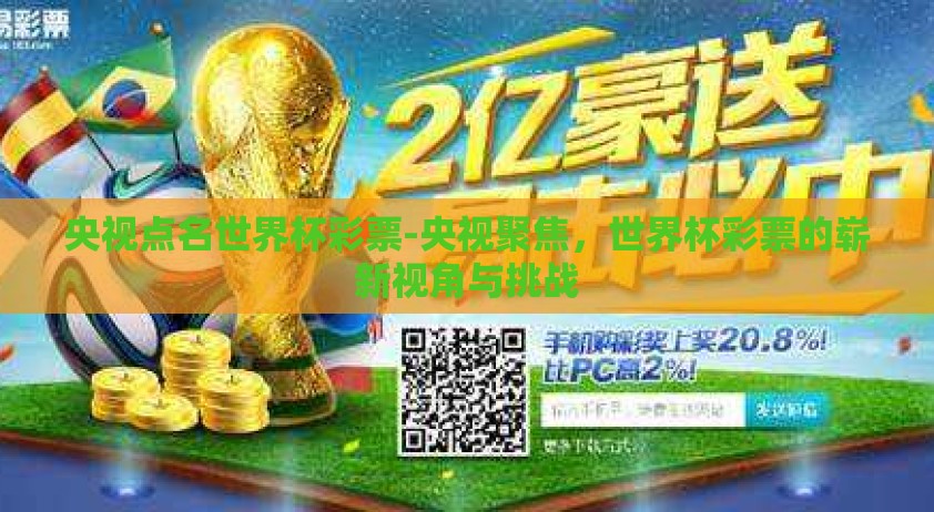 央视点名世界杯彩票-央视聚焦，世界杯彩票的崭新视角与挑战