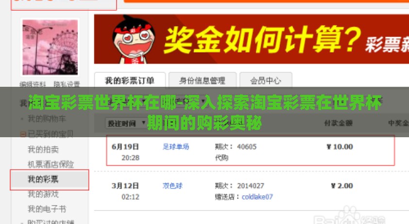 淘宝彩票世界杯在哪-深入探索淘宝彩票在世界杯期间的购彩奥秘