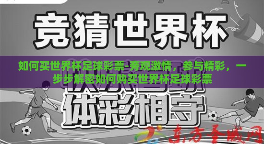 如何买世界杯足球彩票-旁观激情，参与精彩，一步步解密如何购买世界杯足球彩票