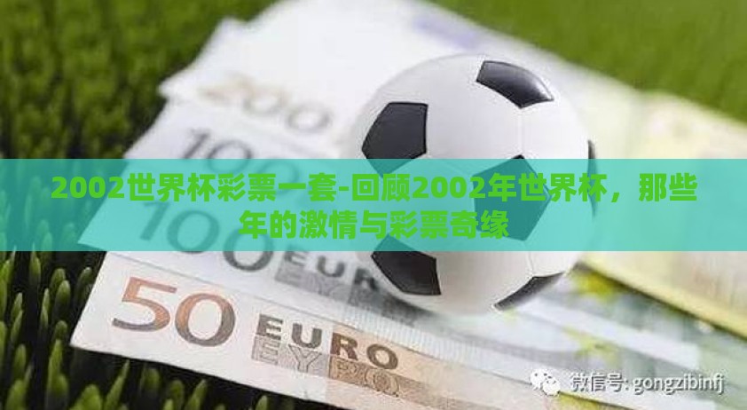 2002世界杯彩票一套-回顾2002年世界杯,那些年的激情与彩票奇缘 2002世界杯彩票一套-回顾2002年世界杯,那些年的激情与彩票奇缘