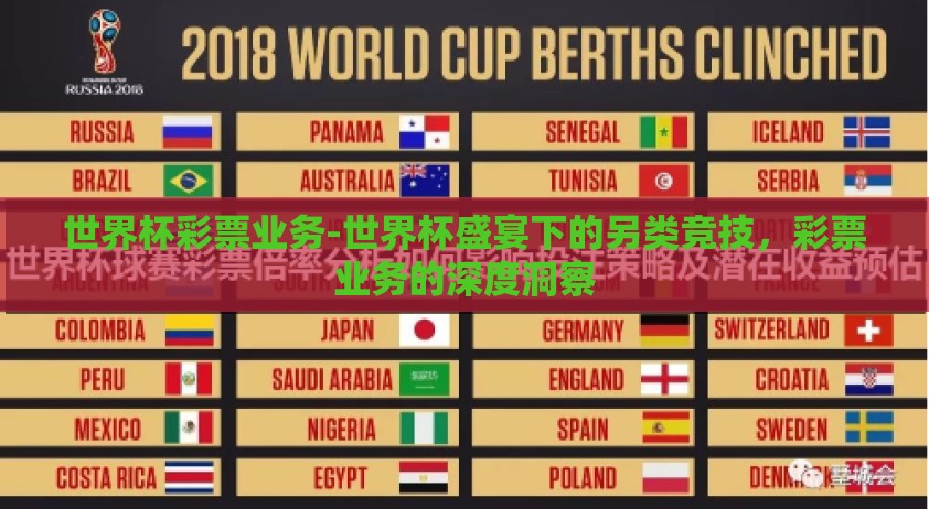 世界杯彩票业务-世界杯盛宴下的另类竞技，彩票业务的深度洞察