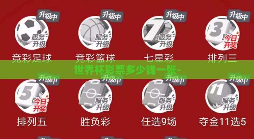 世界杯彩票多少钱一张-