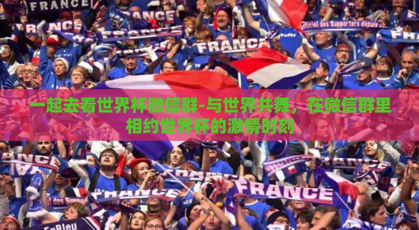 一起去看世界杯微信群-与世界共舞，在微信群里相约世界杯的激情时刻