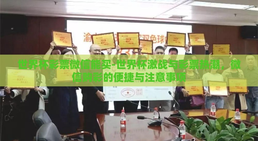 世界杯彩票微信能买-世界杯激战与彩票热潮，微信购彩的便捷与注意事项