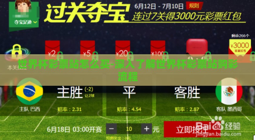 世界杯彩票站怎么买-深入了解世界杯彩票站购彩流程