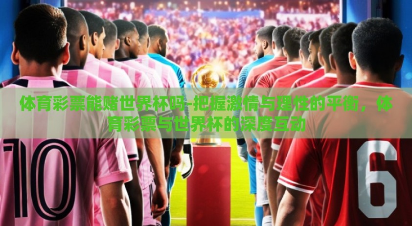 体育彩票能赌世界杯吗-把握激情与理性的平衡，体育彩票与世界杯的深度互动
