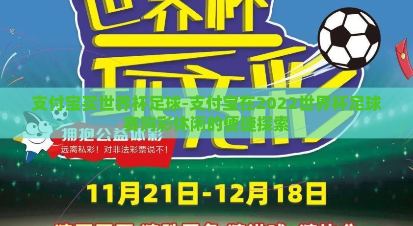 支付宝买世界杯足球-支付宝在2022世界杯足球赛购彩休闲的便捷探索